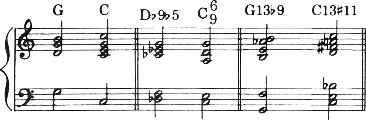 Bebop dominant cadence alternatives